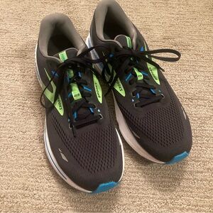 Brooks Black and Lime Athletic Shoes Men’s